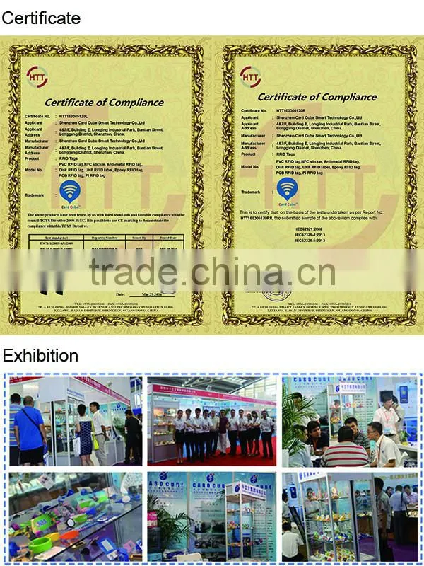 ISO14443A F08 HF PET& Paper Smart RFID Label