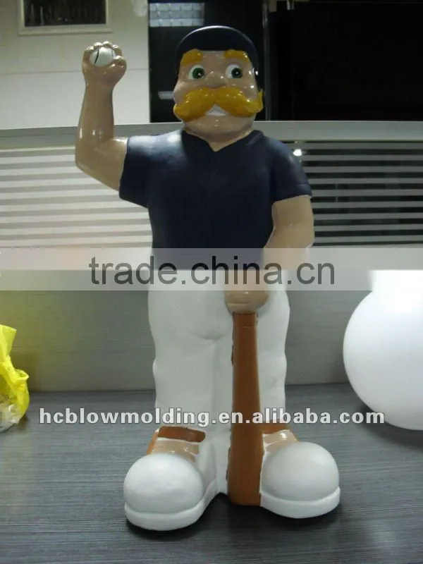 Customize Plastic Baseball Figure.