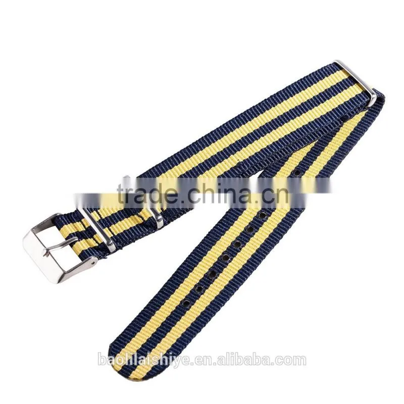 2016 Hotsale fashion 26mm nato strap/nylon watch strap