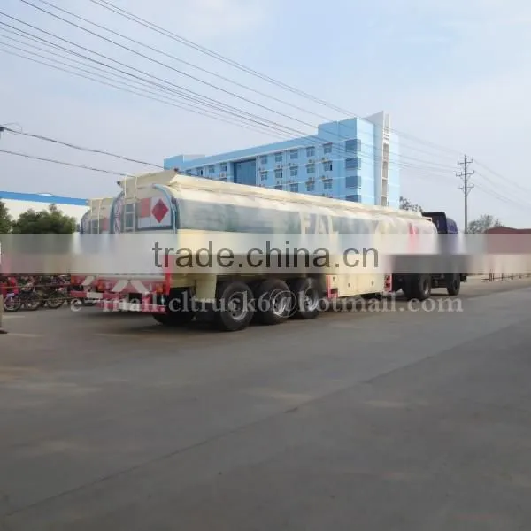 3 Axles Fuel Tanker Trailer Truck 55000L