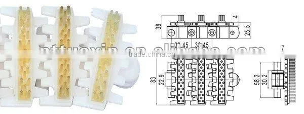 Gripper Chains,flat top chains,tabletop chains