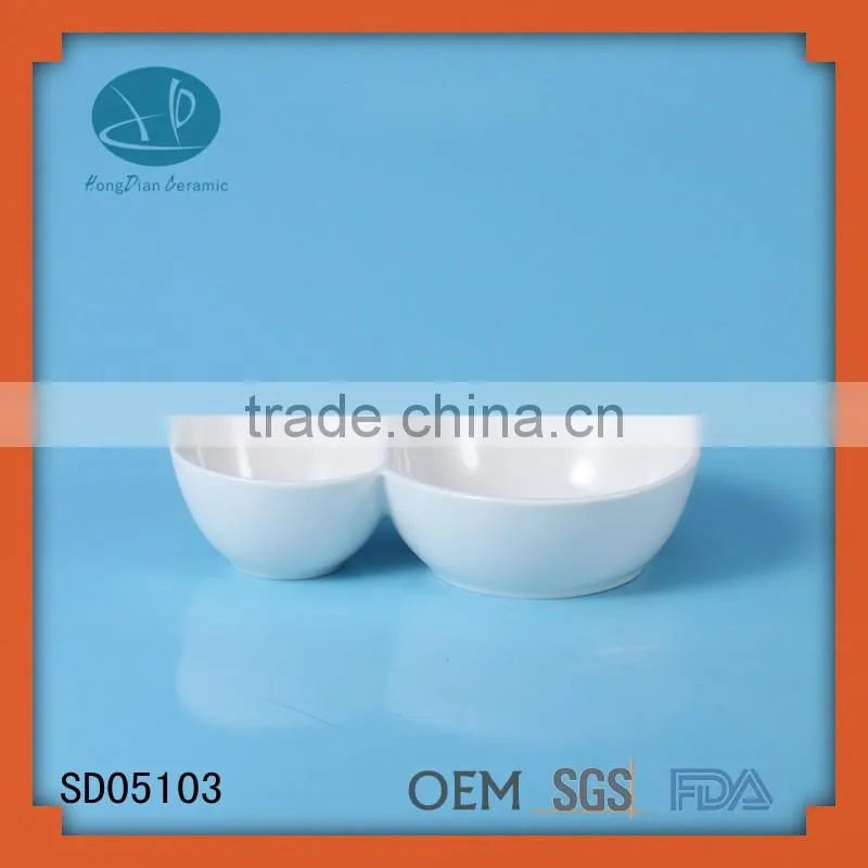 Porcelain Plain White Sushi Soy Sauce Dipping Plate Dishes,Bowl with lid,used chafing dishes,China dishes wholesale
