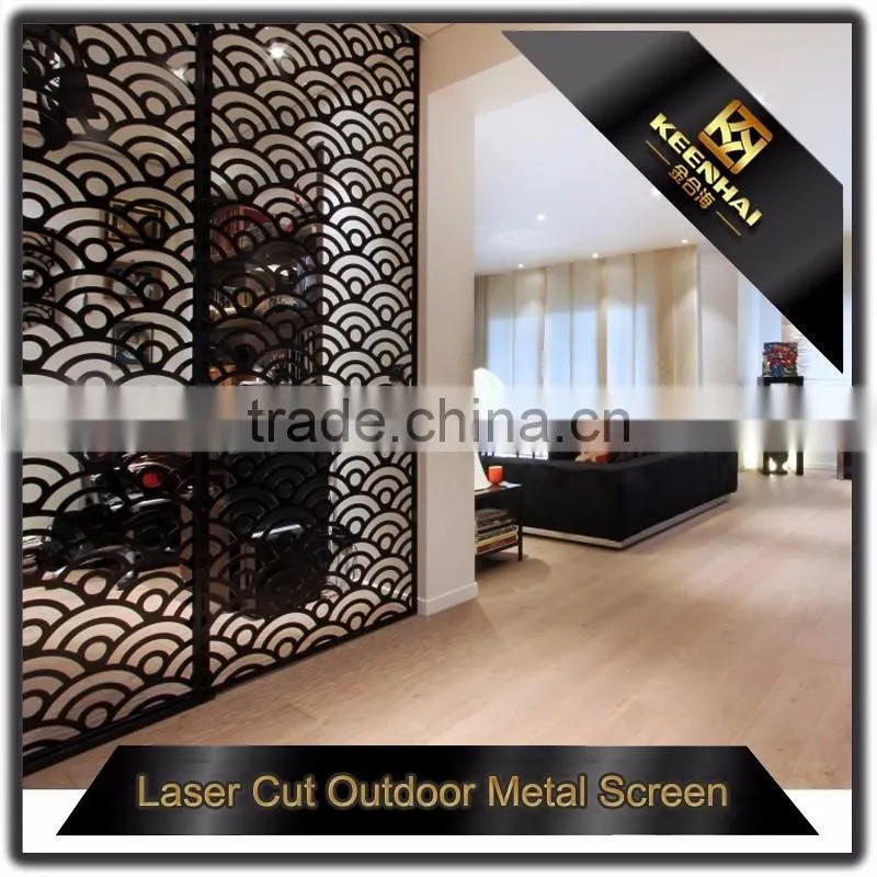 Decorative Carved Aluminium Interior Framed Wall Panel for Hotel Restaurant