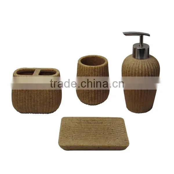 Modern bathroom accessory set