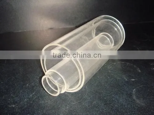 High quality 75OD transparent acrylic clear plastic tube pipe