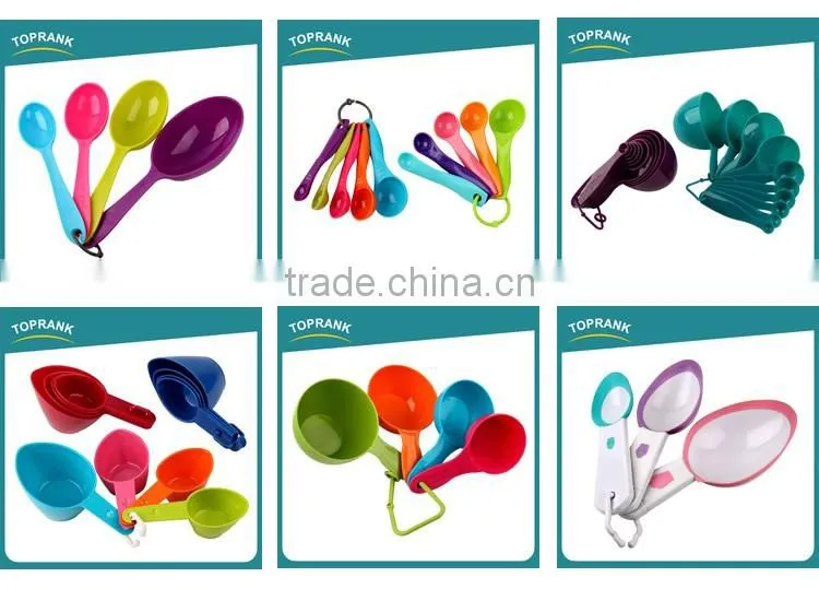 Toprank Hot Sell On Amazon 8PCS Plastic Measuring Scoop Spoons Digital Coffee Measuring Spoon 1g Measuring Spoon Set