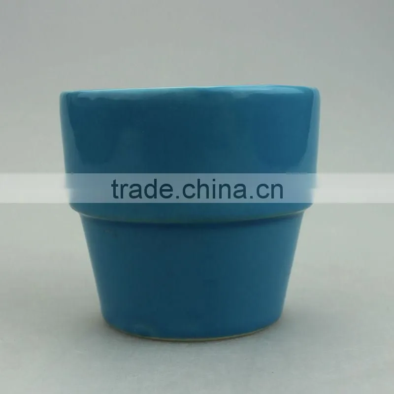 Set of 4 colorful ceramic coffee cups set with wooden base,snack tray