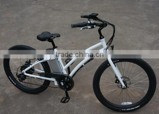 26 inch 250W/350W beach cruiser electric bike electric beach bicycle for lady