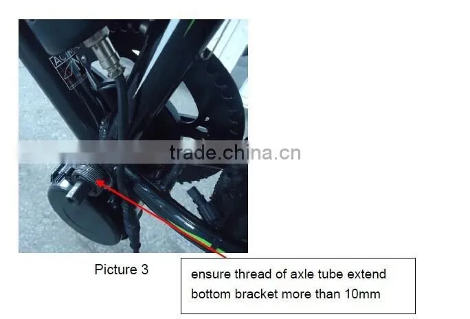 Bafang 8Fun BBS01 mid drive motor kit for ebike 36V 250W for European market