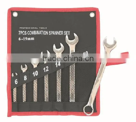 7 pcs Combination spanner set / Wrench set