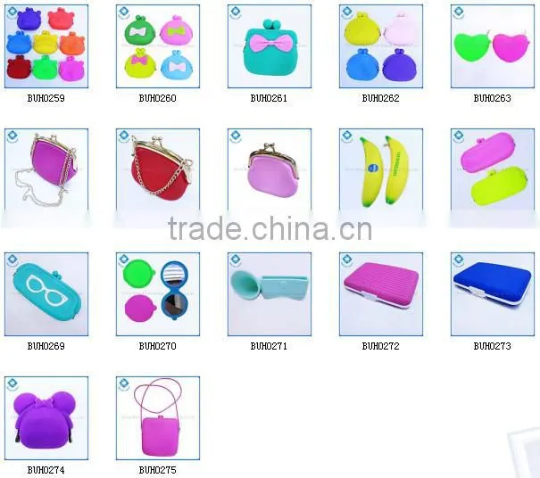 Hot Sale Pink Beautiful Round Wallet Coin Pocket