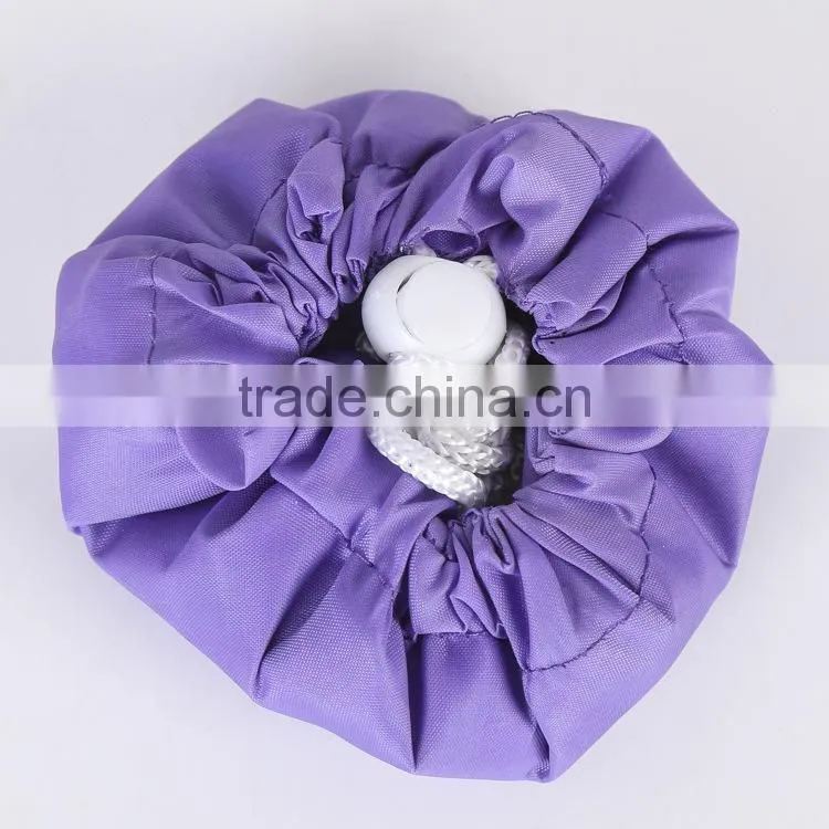 Round Shape Foldable Gym Sack Drawstring Bag(TM-CDR-233)