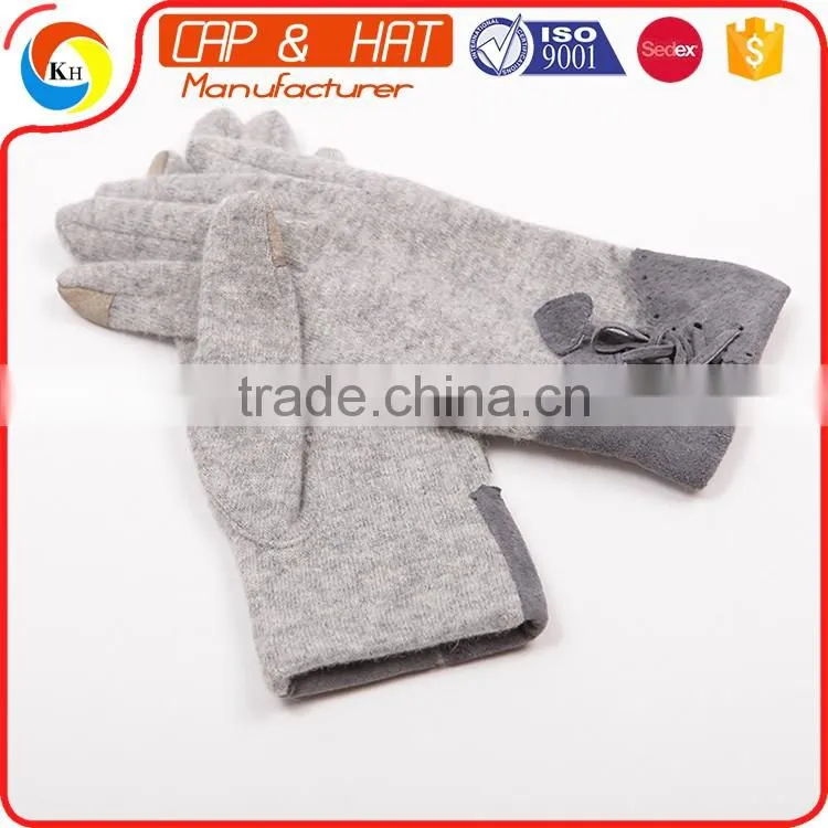 2015 Imprint Logo Magic Unisex Winter Knit Stretch Touch Screen Gloves,Screen Touch Gloves ----Top