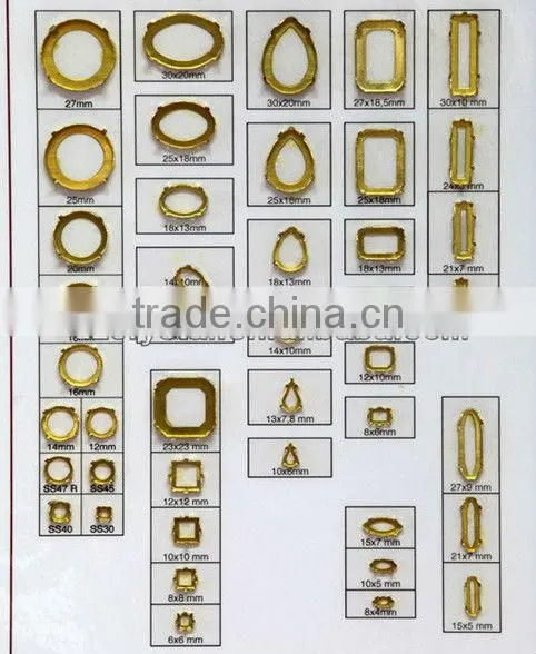 crystal button loose gems jewelry beads