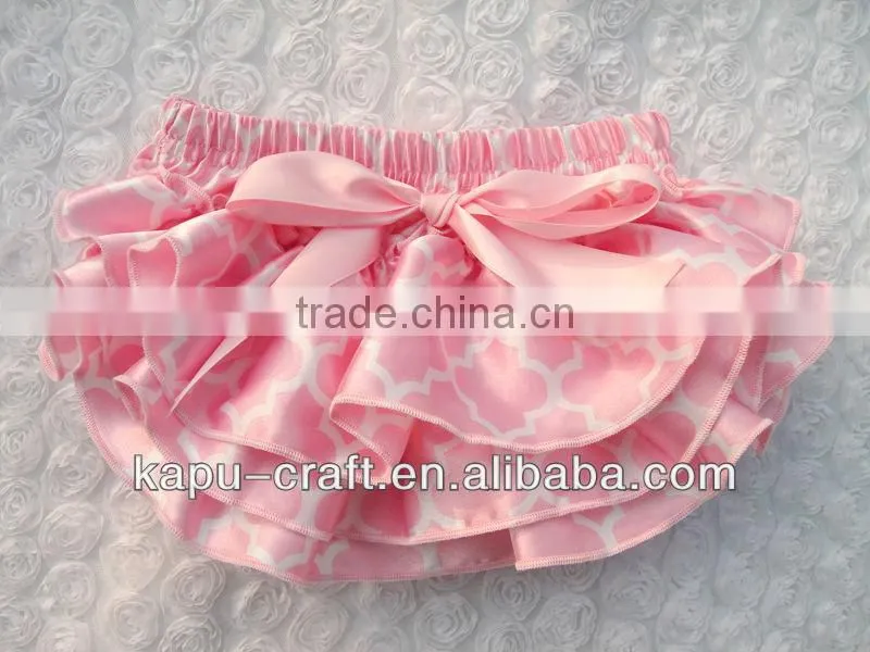 Top quality Rand baby boutique clothes with bow / Halloween baby underwear /ruffle baby panties bloomer