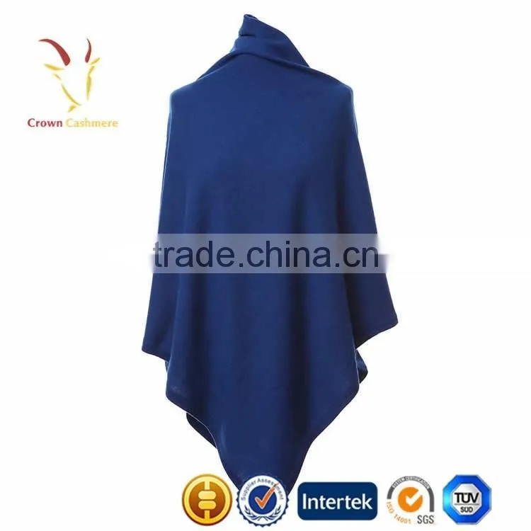 Shawl Collar Style Womens Cashmere Capes and Ponchos