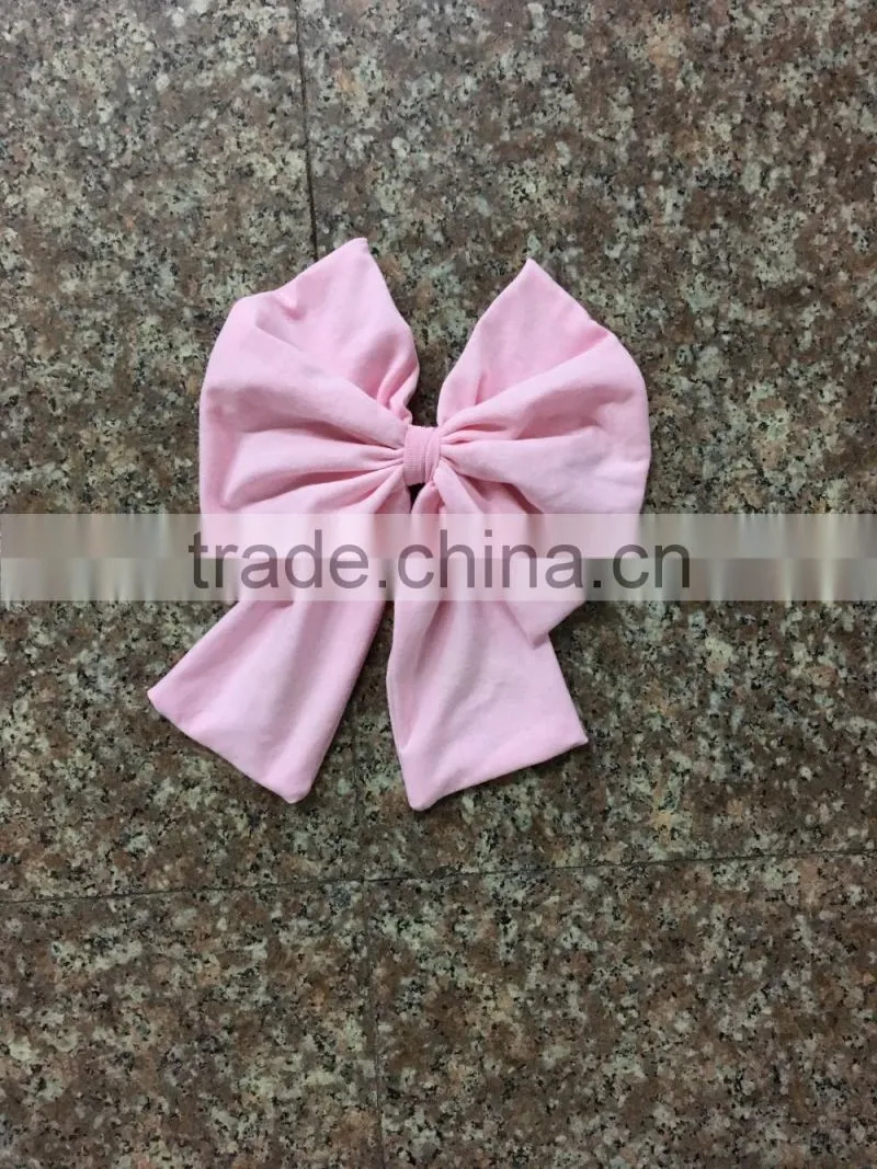 Children Girls Cotton Bowknot Factory Wholesale Fashion Beauty Children Accessories Girls Bowknot