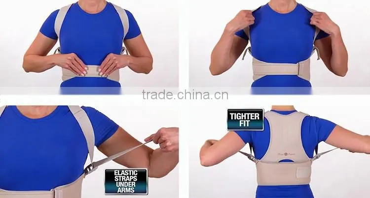 60 PCS/LOT Royal Posture Align Your Spine back brace support garment Royal Posture Back Support Brace