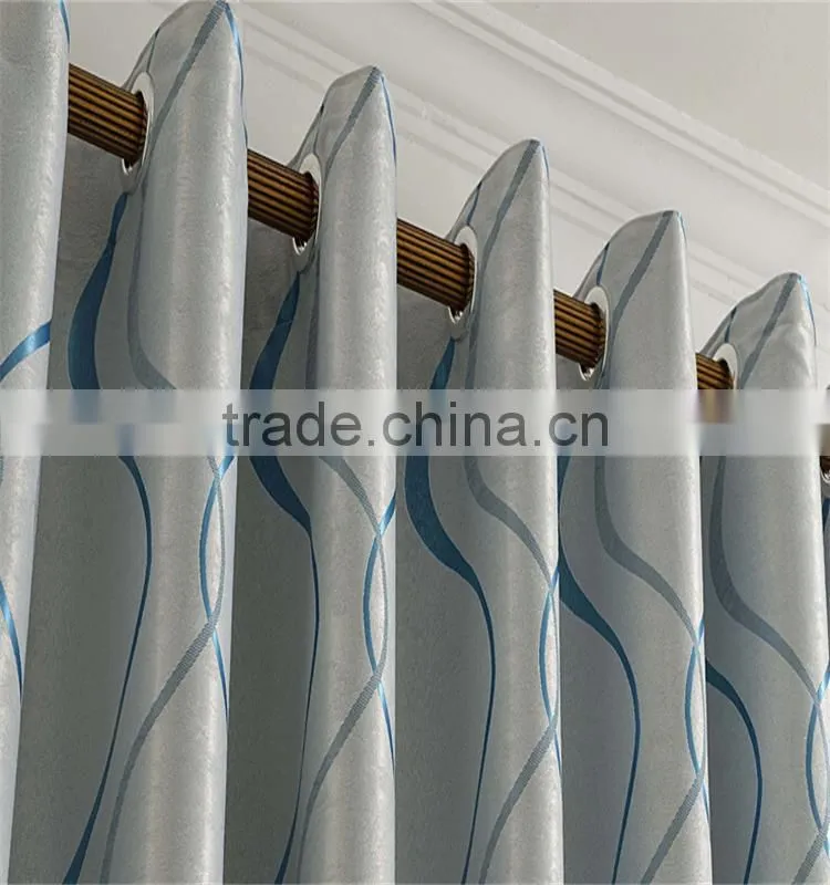 100% polyester vertical black out curtain