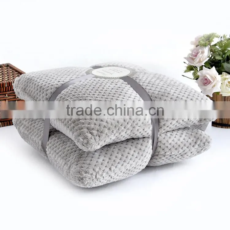 2pcs flannel fleece square decorative plush wholesale floor cushion
