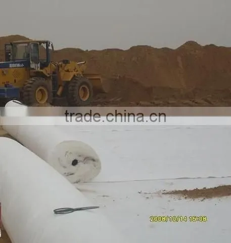 PET short fiber nonwoven geotextile