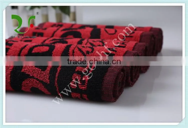 100% cotton jacquard gym towes