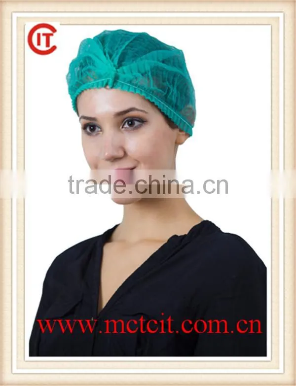 colorful painter with low price High quality double elastic 18'/19' cap disposable medical mob caps