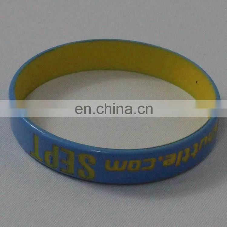 Hotsale 15 Colours Silicone Basketball Wristband Sport Bracelet