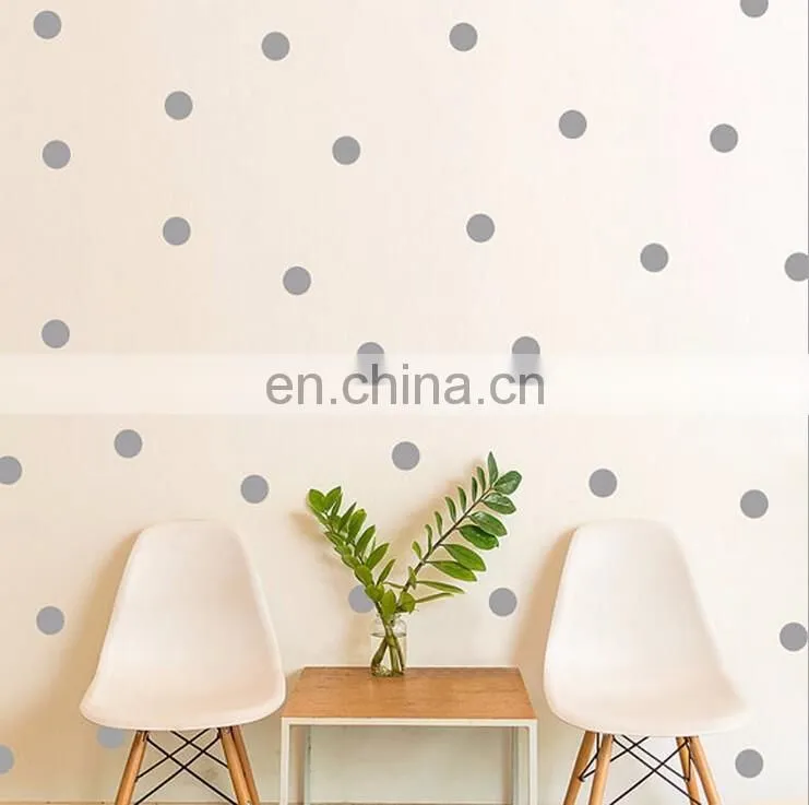 Attractive Ins Style 7 Size Available Colorful Roud Vinyl Wall Sticker Children Room Home Decoration Mural Roon Decal