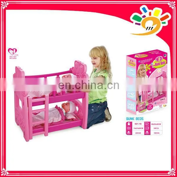 Kids Music Rocking Bed Toy/ Toys Bed Set With Doll