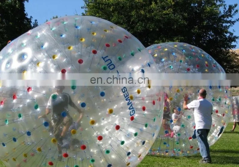 Cheap price!! Top quality 0.8mm/1.0mm PVC/TPU inflatable zorb ball,zorbing reading
