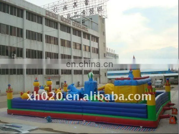 New and Popular commercial vinyl tarpaulin brand new big Inflatable amusement park FU027