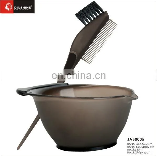 professional stylist plastic soft bristles hair dye brushes and combs for wholesale