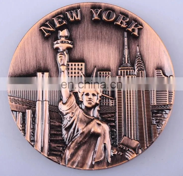 custom design coins/gold plated tungsten coin