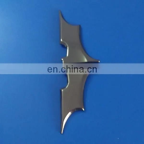 Metal spring loaded money clip with custom design