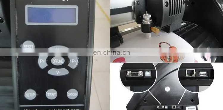 high quality vinyl cutting plotter 420~1270mm feeding width cutting plotter automatic contour cutting plotter