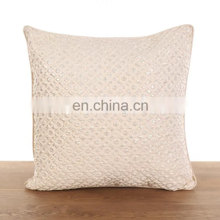 Wholesale decorative jacquard geometric pattern indoor cushion/throw pillow for home decor