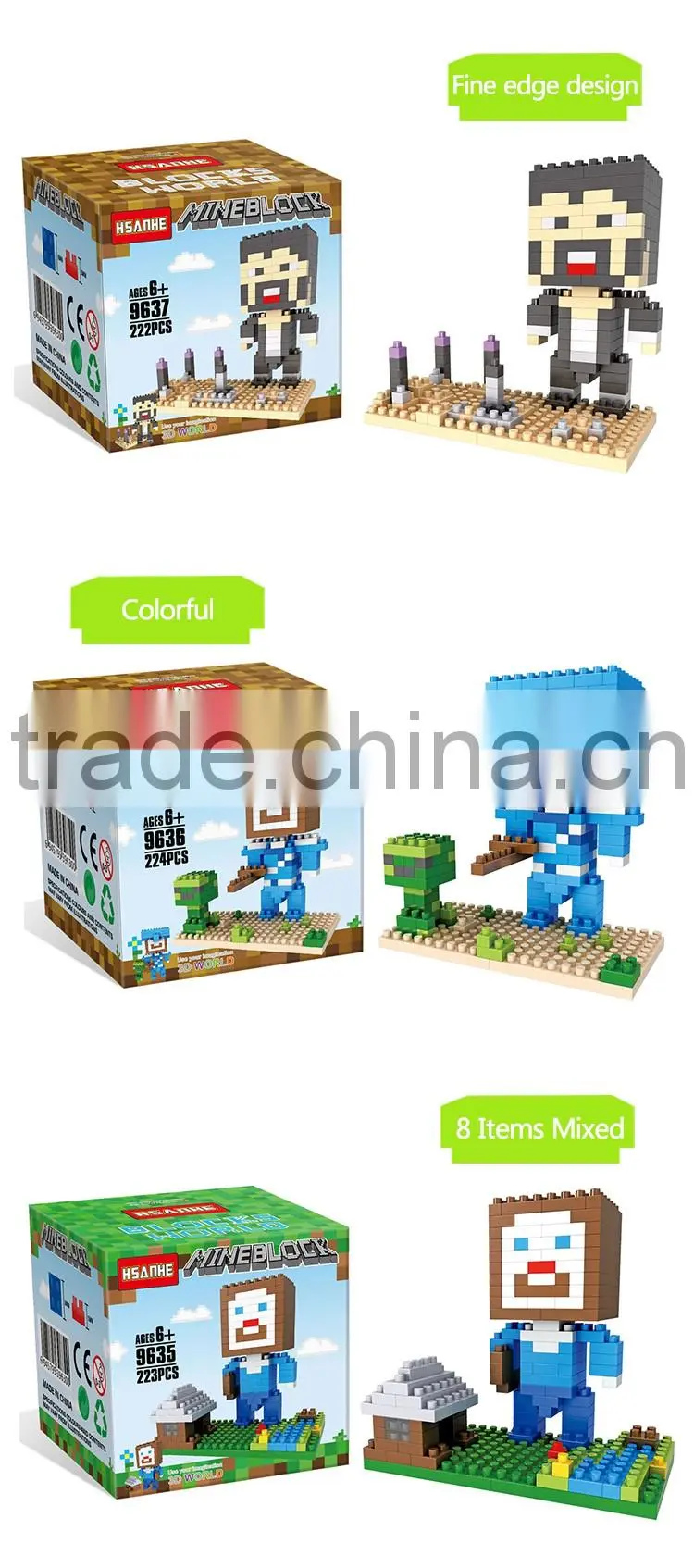 High quality mini blocks for wholesale