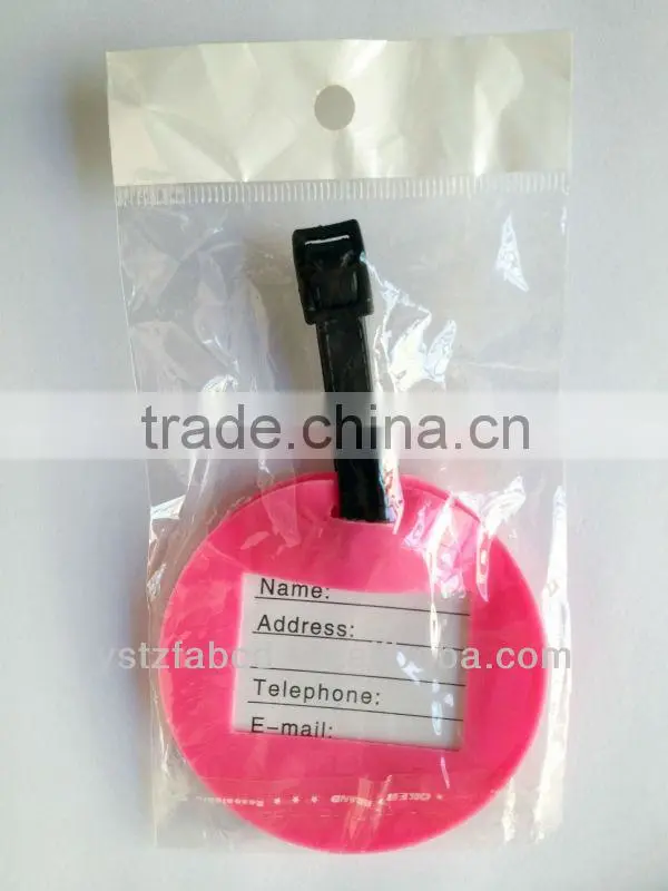 Silicone Luggage Tag with heart shape design