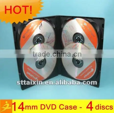 plastic pp slim dvd case 5mm/7mm/14mm