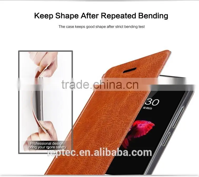 Mofi RUI Series PU Leather Flip Mobile Phone Cases Cover for OnePlus Two , OnePlus Lettuce, OnePlus O