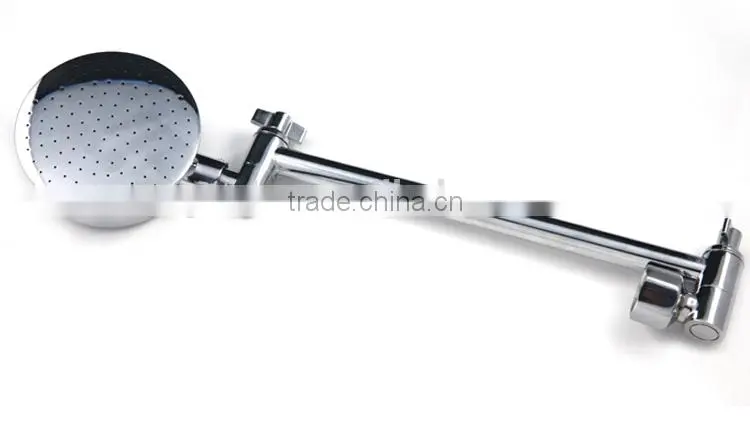 ALL DIRECTIONAL SHOWER HEAD CHROME PLATED WITH ARM COMPLETE READY TO INSTALL