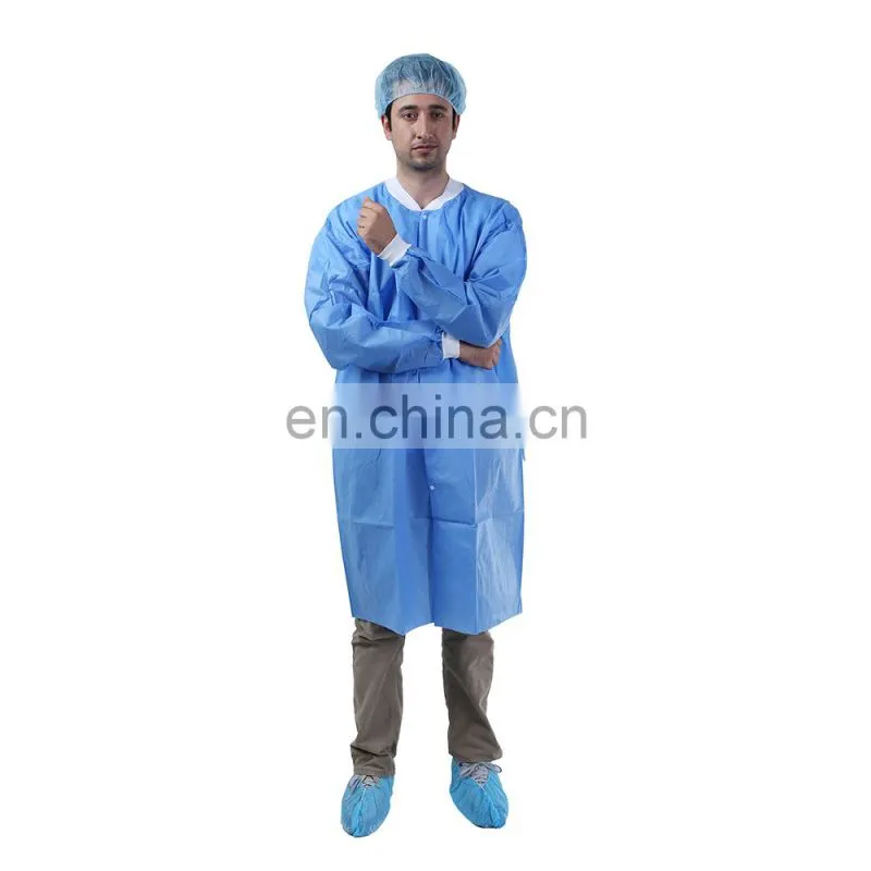 Medical Protective Disposable SMS Lab Coat for Hospital Examination