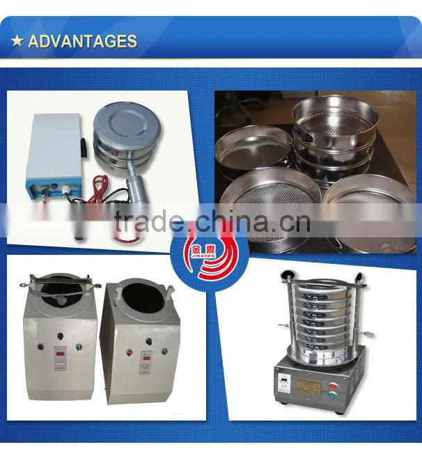 ISO appreved SUS304 high-frequency vibration test sieve shaker machine
