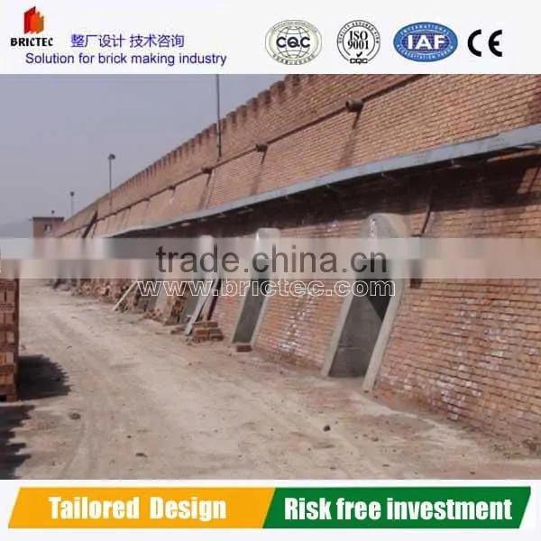 Hoffman kiln for clay brick manufacturing