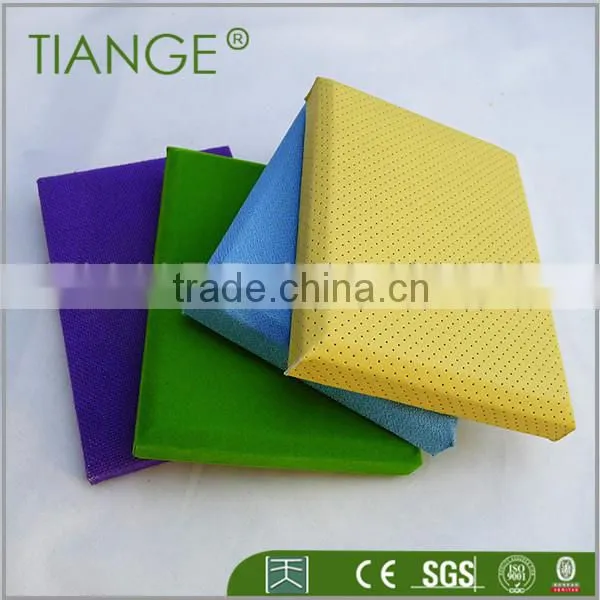 Studio fabric wrapped acoustic panel, decorative acoustic panels