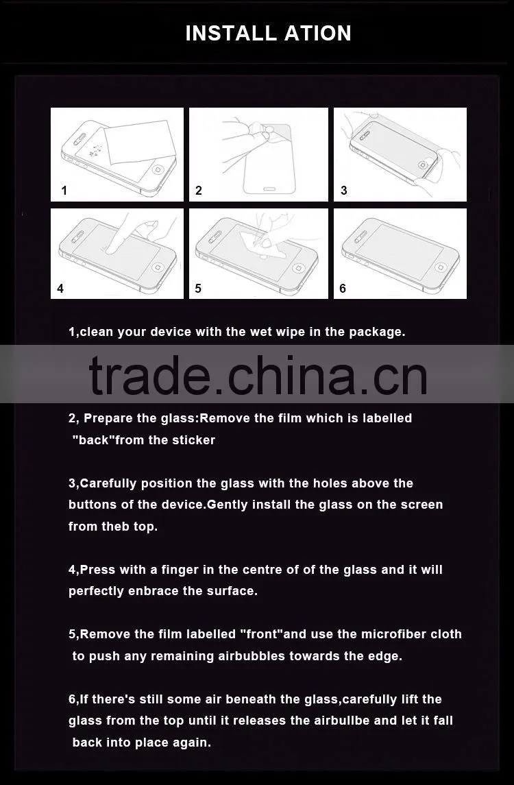 2015 Newest tablet 9H 2.5D Japenese AGC tempered glass screen protector for Microsoft Surface 3