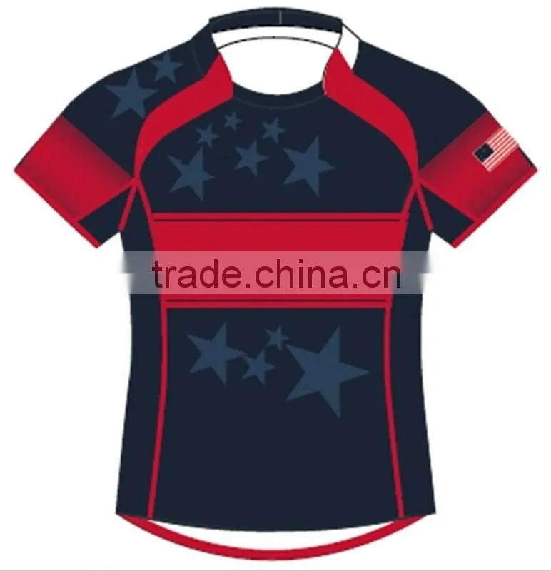 High quality custom made youth rugby shirts