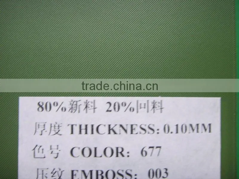 Metallic Decoration PU Leather
