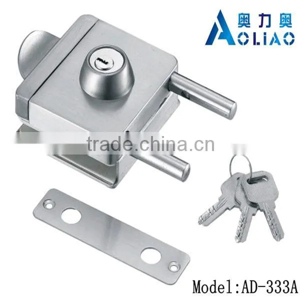 Hot sale AD-333B stainless steel glass door lock
